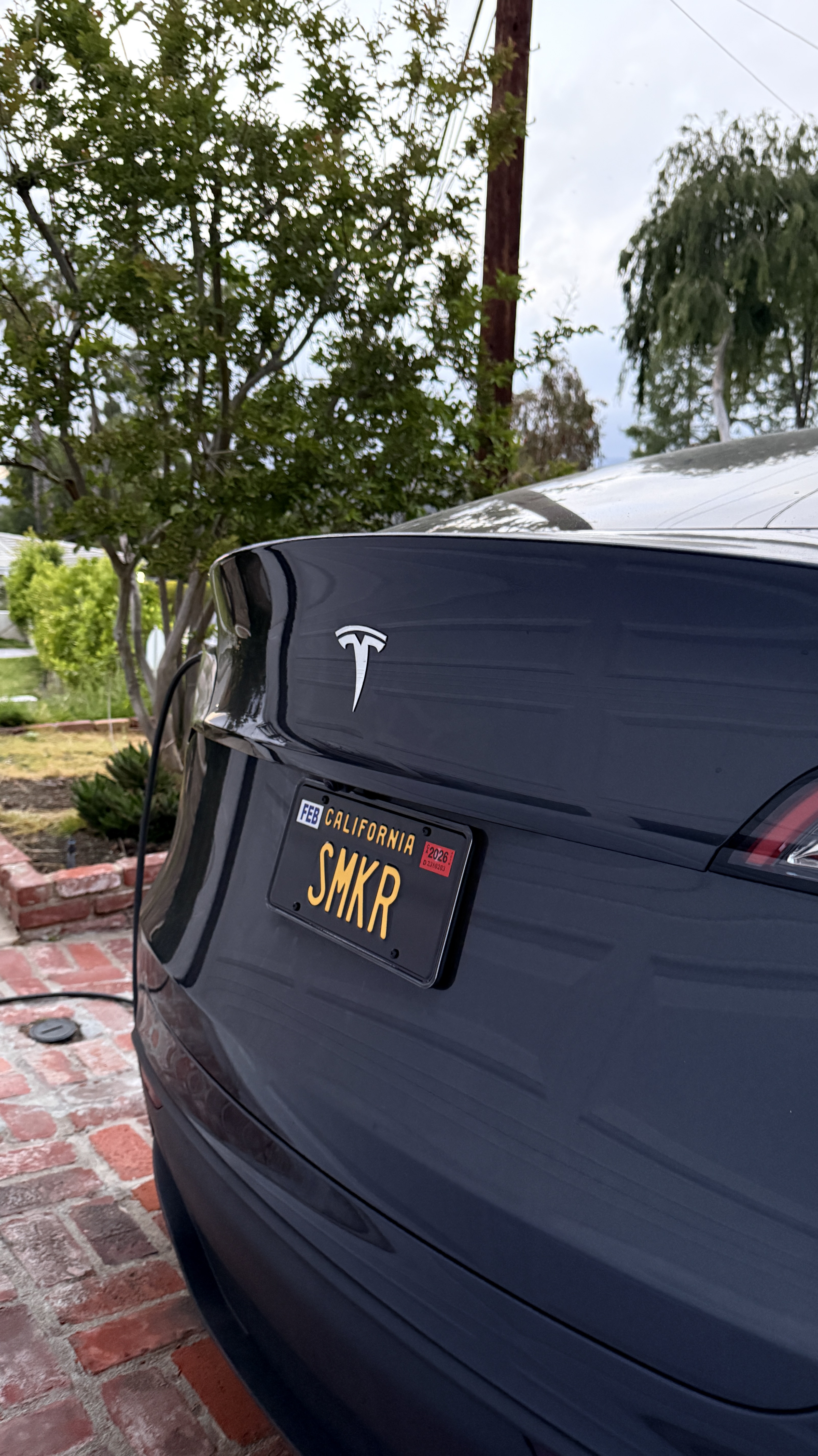 SMKR licence plate, California, United States